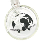 International Trap Star Chapo Thick Borosilicate Clear Glass Straight Tube Water Pipe