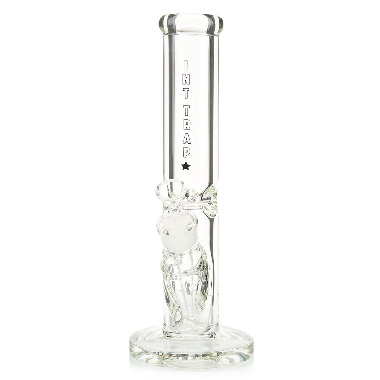 International Trap Star Noriega 7mm thick borosilicate glass straight tube water pipe