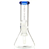 International Trap Star 7-inch thick glass beaker water pipe with colored glass accents 3
