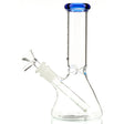 International Trap Star 7-inch thick glass beaker water pipe with colored glass accents