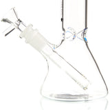 International Trap Star 7-inch thick glass beaker water pipe with colored glass accents 8
