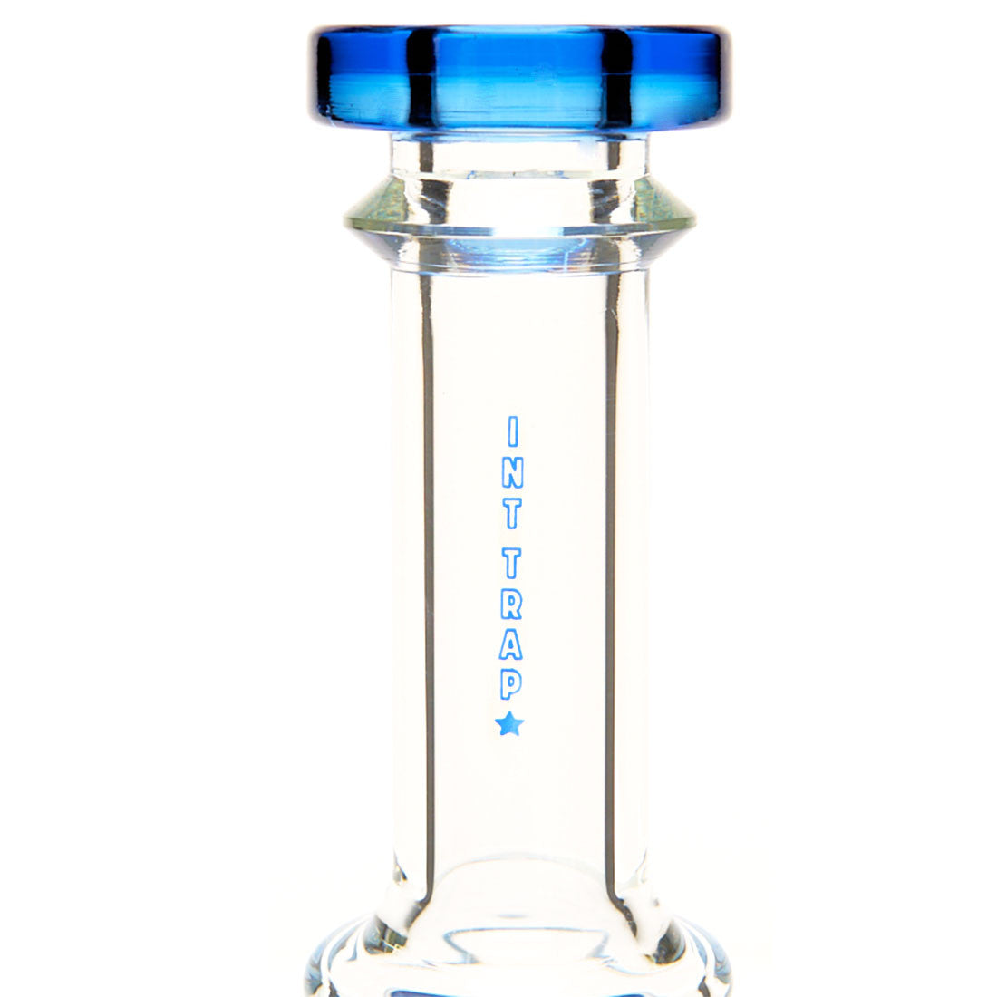 International Trap Star High End Thick Borosilicate Glass Water Pipe with Colored Accents 5