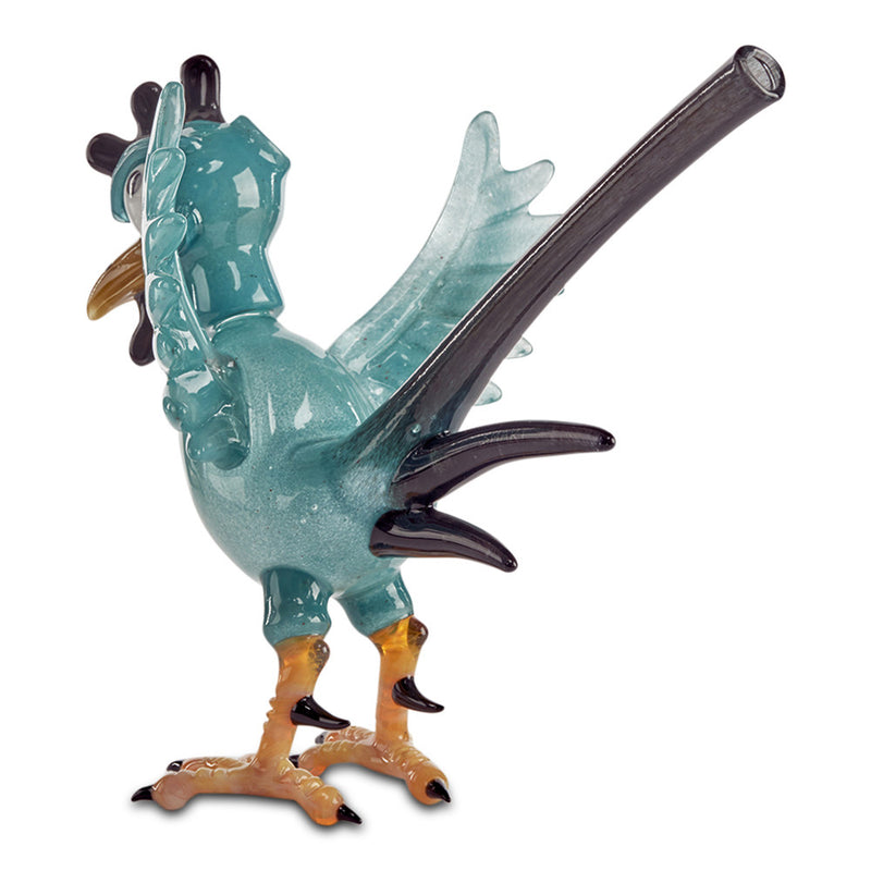 j smart crazy rooster rig 8.5 inch tall water pipe
