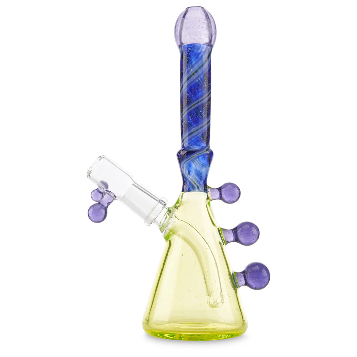 jon e walker mini tube dichro neck and slyme green dab rig