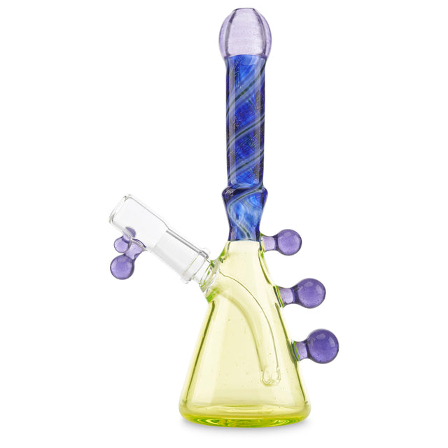 jon e walker mini tube dichro neck and slyme green dab rig