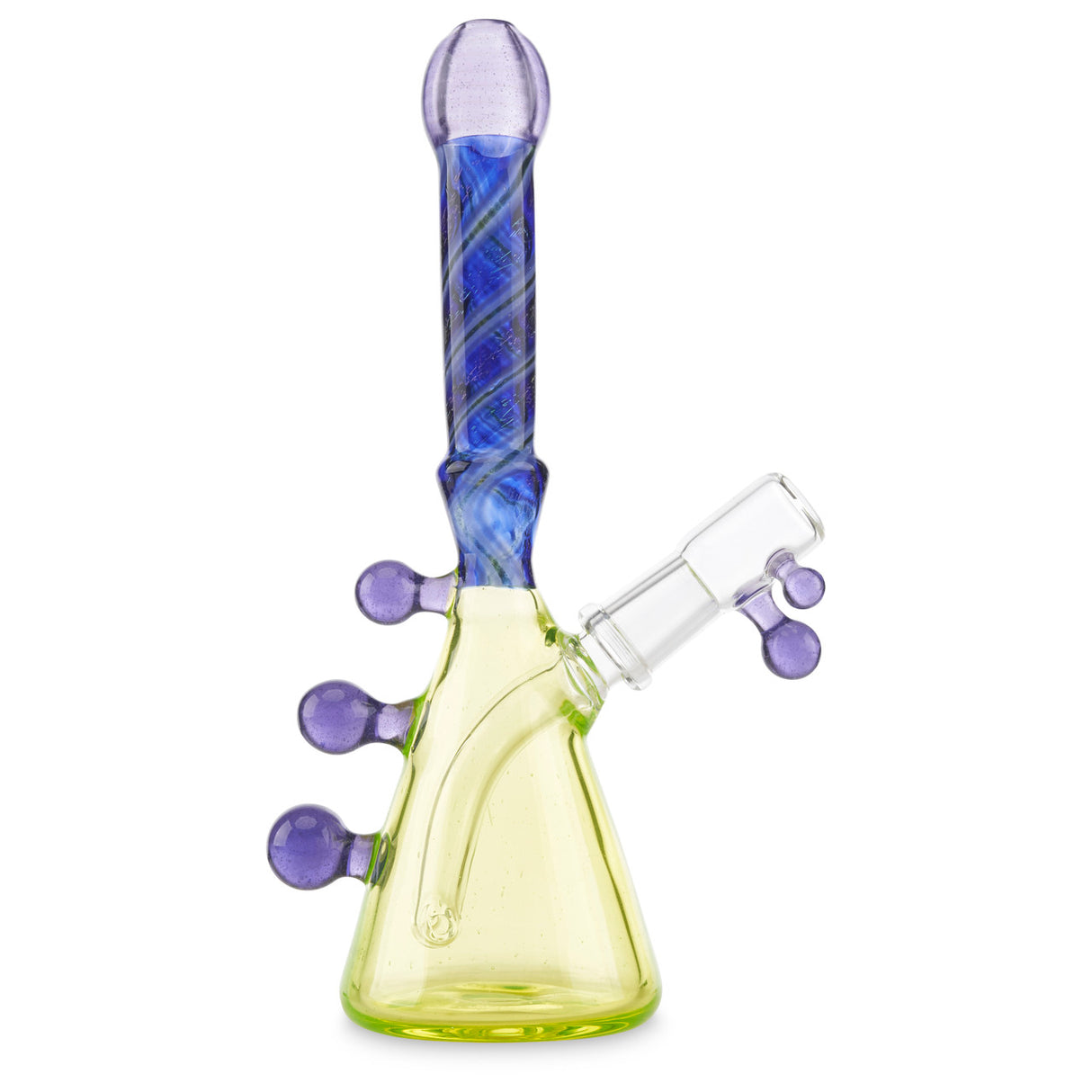 jon e walker mini tube dichro neck slyme green rig at cloud 9 smoke co