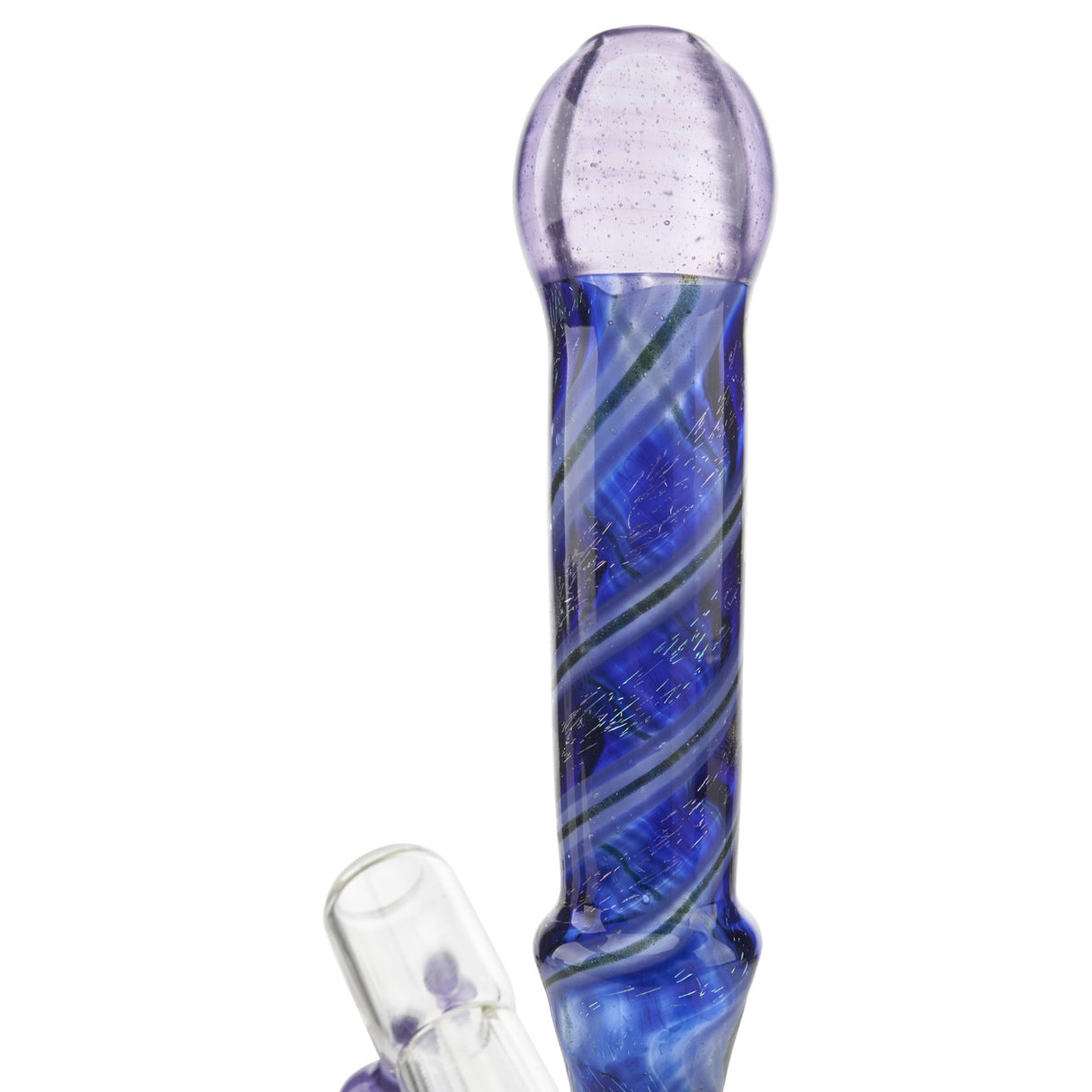 jon e walker mini tube dichro neck slyme green dab rig for smoking