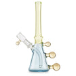 jon e walker mini tube slyme green and blue colored dab rig