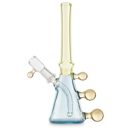 jon e walker mini tube slyme green and blue colored dab rig