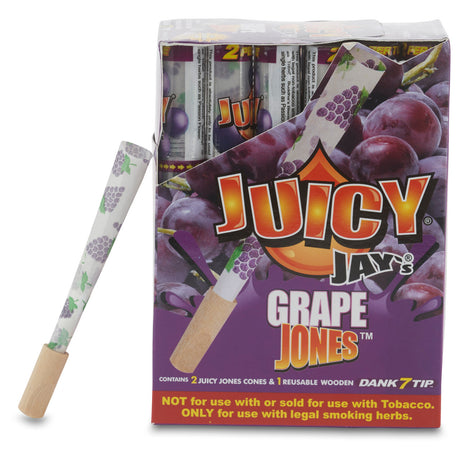 juicy jay pre rolled cones grape flavor