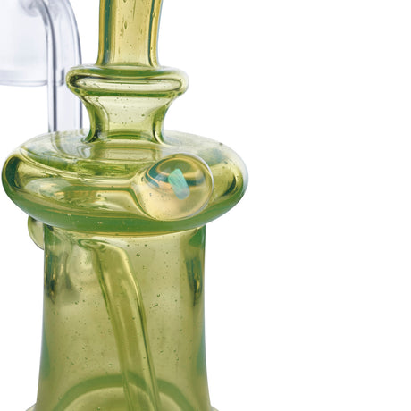 kentak glass banger hanger slyme green rig for smoking