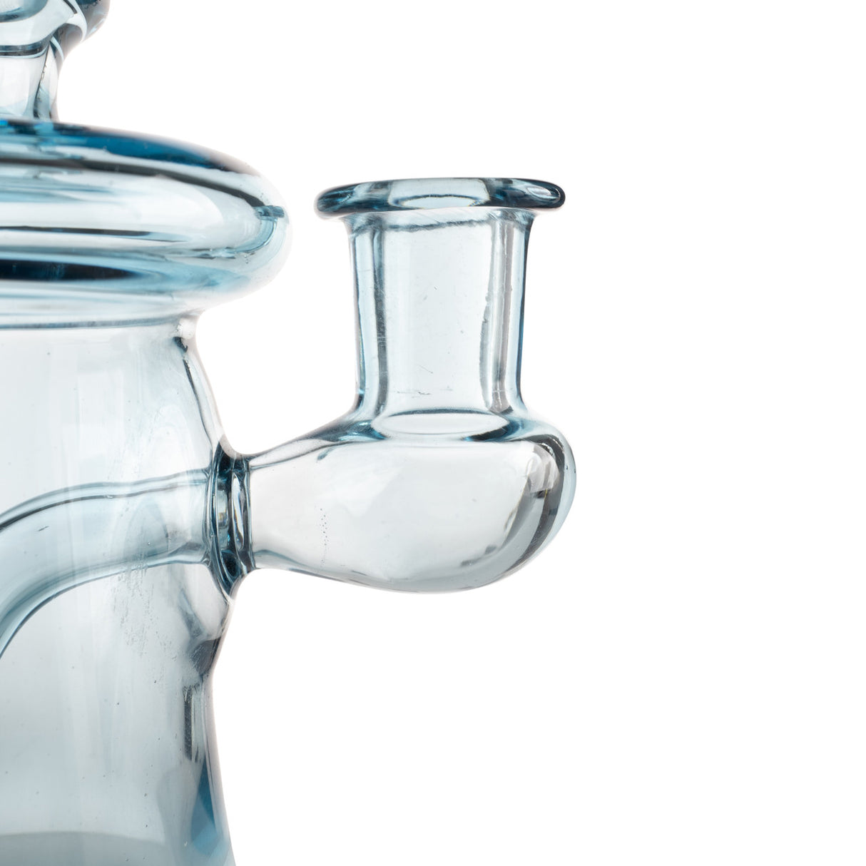 kentak glass banger hanger sky blue heady rig for smoking