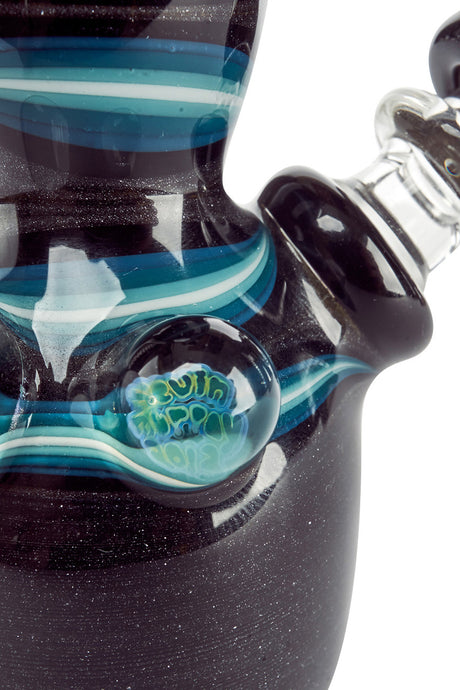 kevin murray mini tube black and blue 6 inch rig for concentrates