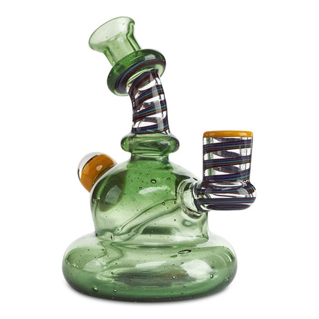 kevin howell glass banger hanger moss and yellow high end glass