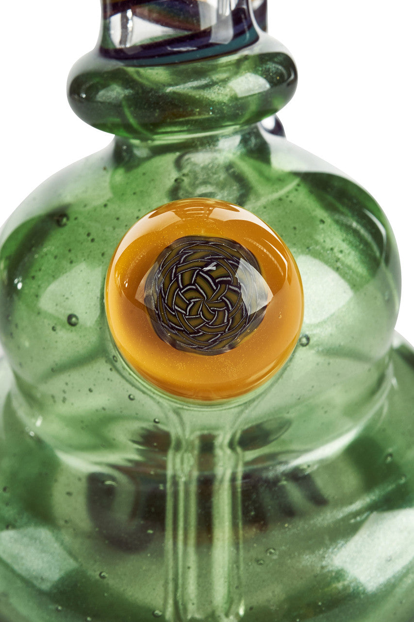 kevin howell glass banger hanger moss and yellow at cloud 9 smoke co