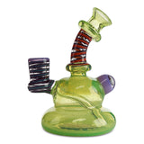 kevin howell glass banger hanger slyme and uv colored dab rig