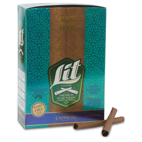 lit organic hemp blunt wraps