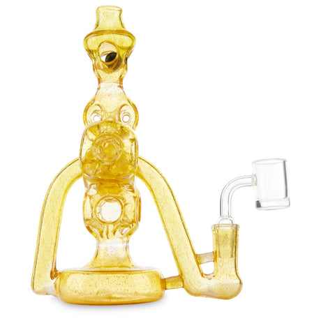 logan mcsporin wormhole pipe gold with free psci quartz banger