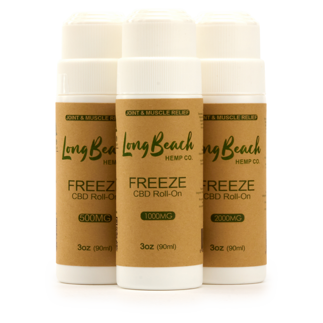 Long Beach Hemp Co. CBD Roll-On in varying strengths