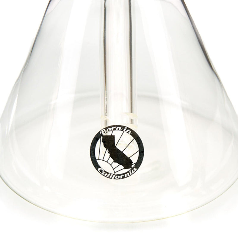 MAV Glass 10" Beaker with Removable Downstem and Colored Glass Mouthpiece