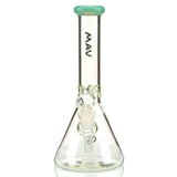 MAV Glass 10" Beaker with Removable Downstem and Colored Glass Mouthpiece