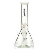MAV Glass 10" Beaker with Removable Downstem and Colored Glass Mouthpiece