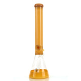 MAV Glass 18-inch Beaker Style Water Pipe Full-Color in Butter Yellow