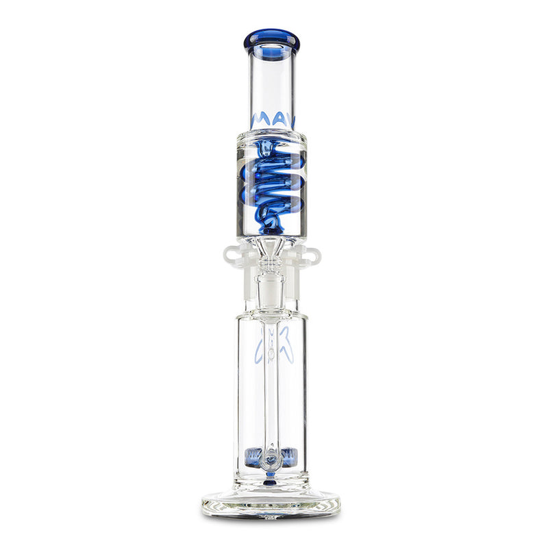 mav glass blue detachable freeze coil with 14mm glass bowl