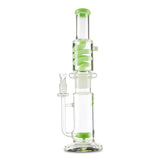 mav glass mint green detachable freeze coil glass bong for smoking