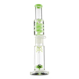 mav glass mint green detachable freeze coil water pipe for smoking dry herbs