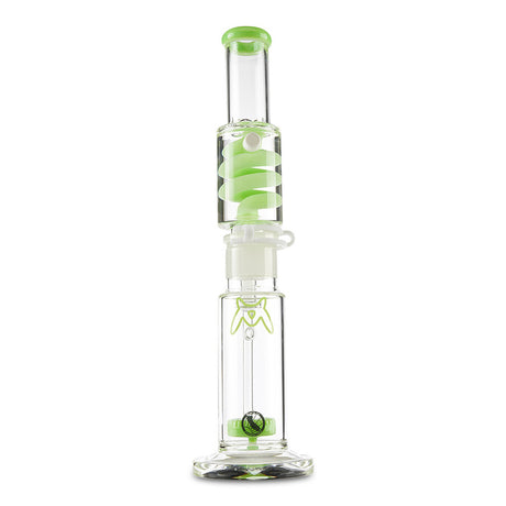 mav glass mint green detachable freeze coil water pipe for smoking dry herbs