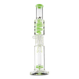 mav glass mint green detachable freeze coil bong with 14mm glass slide