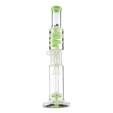 mav glass mint green detachable freeze coil bong with 14mm glass slide