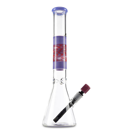 mav glass purple wig wag beaker water pipe bong for sale online