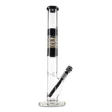 mav glass black wig wag straight tube water pipe for sale
