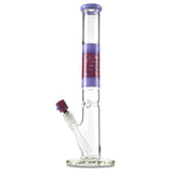 mav glass purple wig wag straight tube water pipe for flowers