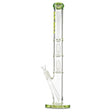 mav glass green double ufo straight tube for dry herbs