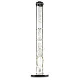 mav glass black double ufo straight tube glass bong online