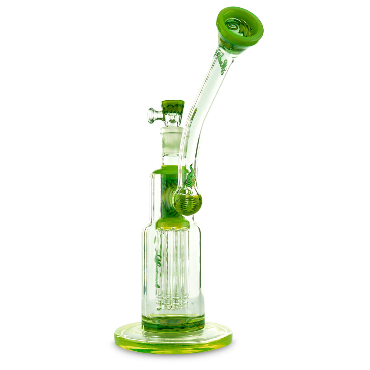 custom medicali glass wig wag worked bong for sale