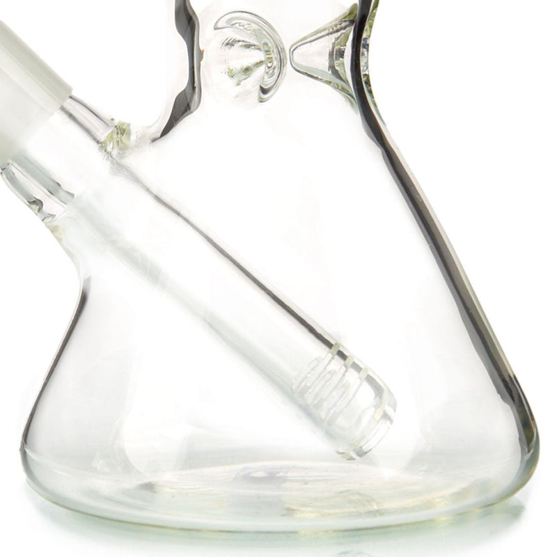 Mini Beaker Water Pipe with Colored Glass Flared Lip and Removable Downstem 6