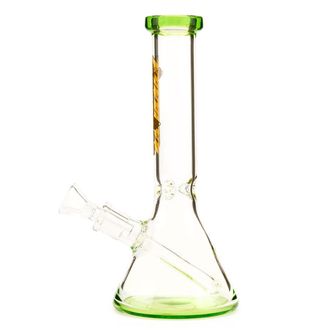 MOB Glass Colored Borosilicate Glass Water Pipe with Fixed Diffused down stem