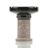 MOB Cordoba Glazed Clay Hookah Funnel Bowl Black and Brown