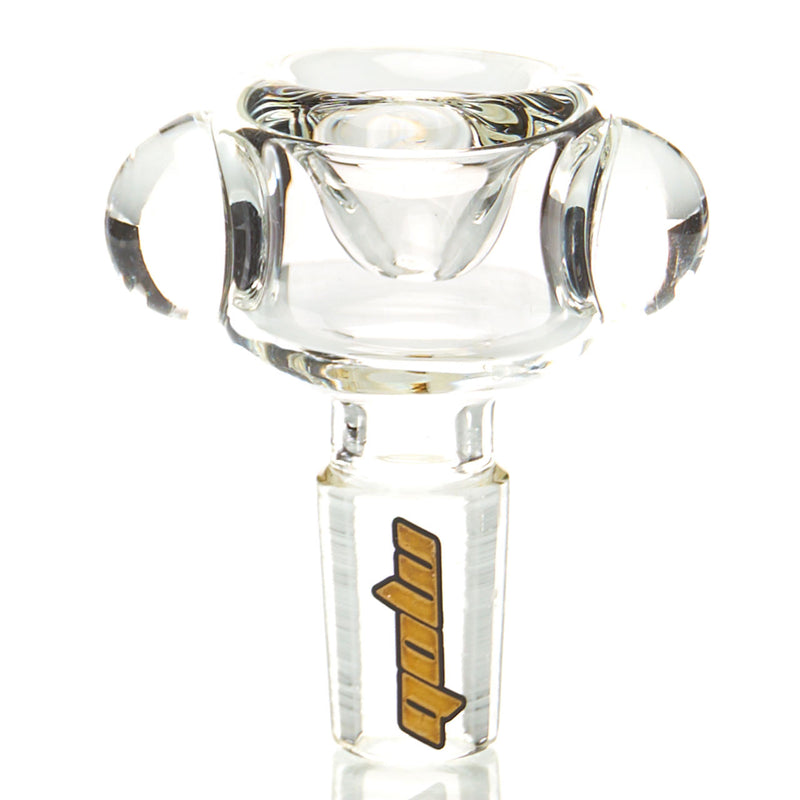 MOB Glass Frankenstein Slide 14mm Groundless Male Joint with Colored Glass Bowl