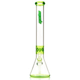 MOB Glass 18-inch Elite Beaker Base Large Water Pipe with Colored Glass Accents