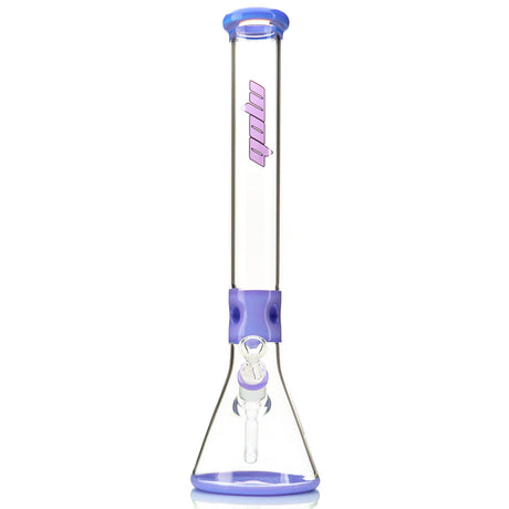 MOB Glass 18-inch Elite Beaker Base Large Water Pipe with Colored Glass Accents