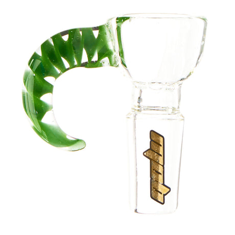 MOB Glass Borosilicate Glass 5-Horn Water Pipe Bowl with Colored Glass Horn