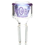 MOB Glass 5-Hole 14mm Slide with Colored Glass and Groundless 14mm Joint