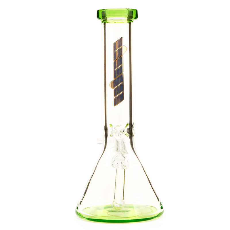 MOB Glass Colored Borosilicate Glass Water Pipe with Fixed Diffused down stem