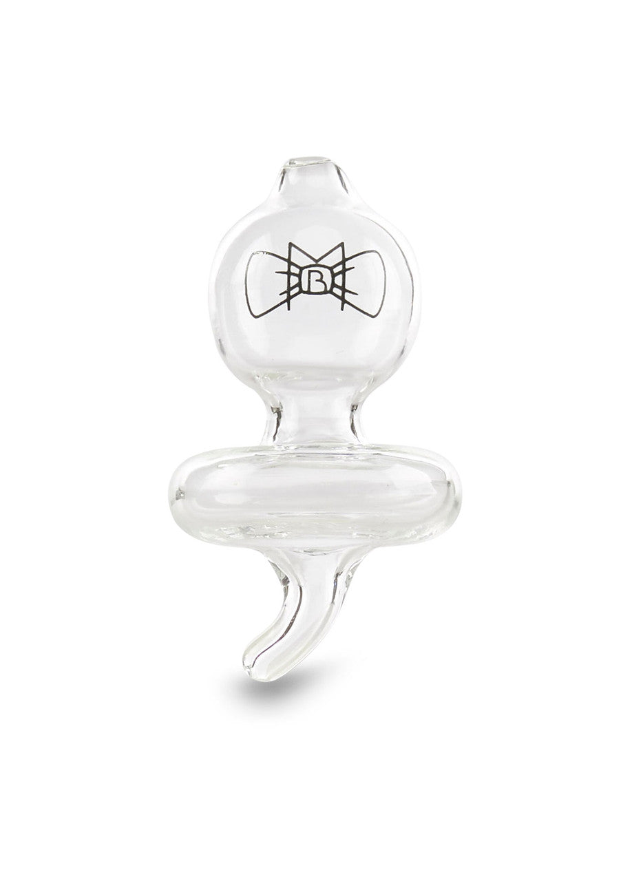 Affordable glass directional bubble carb caps by MOB Glass - Clear