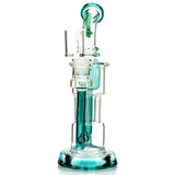MOB Glass Internal Recycler Dab Rig with colored borosilicate glass accents. Multiple colors available.